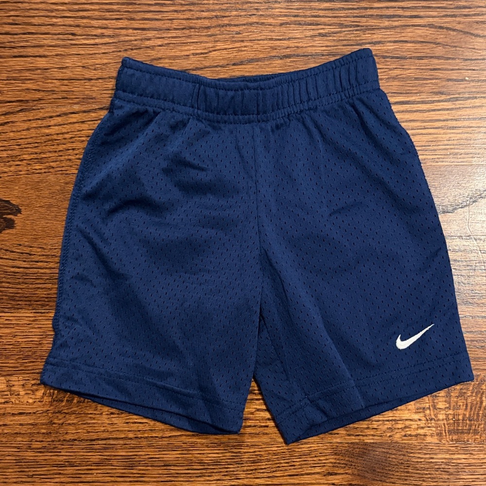 Nike Kids Dark Blue Athletic Shorts